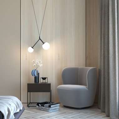 Závěsné svítidlo LUCIS ZED 9,6W LED 4000K sklo bílá opál DALI ZK2.L2.ZD.60L-3