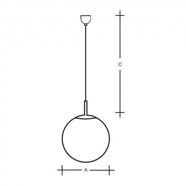 Závěsné svítidlo LUCIS POLARIS ZK PE 22,4W LED 3000K plast opál ZK.P1.400.31 PE-2