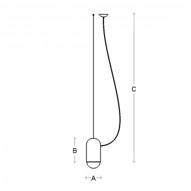 Závěsné svítidlo LUCIS CAPSULE 1x60(46)W E27 sklo černá opál ZL.11.C.61-1