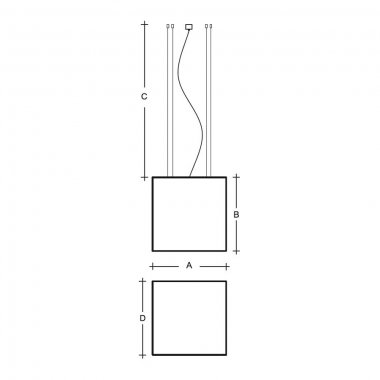 Závěsné svítidlo LUCIS IZAR C 37,7W LED 3000K akrylátové sklo ZL4.IC.K1.440.91-1