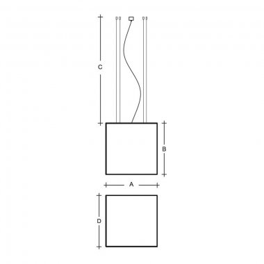 Závěsné svítidlo LUCIS IZAR C 37,7W LED 4000K akrylátové sklo DALI ZL4.IC.K2.440.91L-1