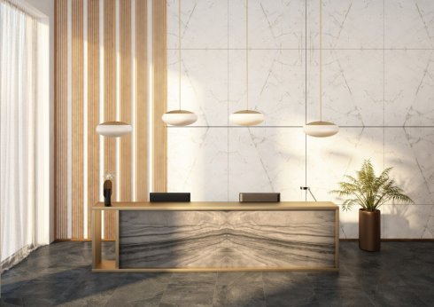 Závěsné svítidlo LUCIS DAPHNE ZT 38,4W LED 3000K sklo chrom opál DALI ZT.L1.D450.77L-2