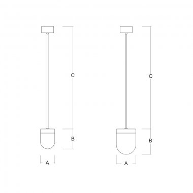 Závěsné svítidlo LUCIS RETRO ZT 4,9W LED 3000K sklo opál ZT.L1.R14.45-2