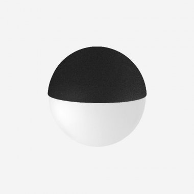 Závěsné svítidlo LUCIS SEMILUNA 4,9W LED 3000K sklo černá opál DALI ZT.L1.S150.61L-4
