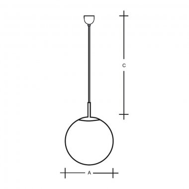 Závěsné svítidlo LUCIS POLARIS ZT PE 34,4W LED 3000K plast opál ZT.P1.500.31 PE-2