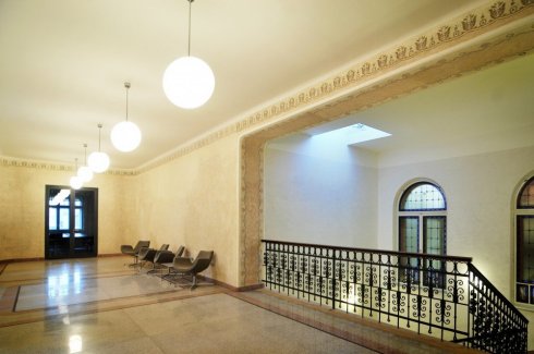 Závěsné svítidlo LUCIS POLARIS ZT 53,6W LED 3000K sklo černá opál DALI ZT.P1.600.61L-3