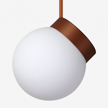 Závěsné svítidlo LUCIS POLARIS ZTR 8,4W LED 3000K sklo měď opál ZTR.L1.200.72L DALI-4