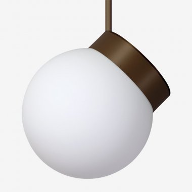 Závěsné svítidlo LUCIS POLARIS ZTR 13,3W LED 3000K sklo bronz opál ZTR.L1.280.73L DALI-4
