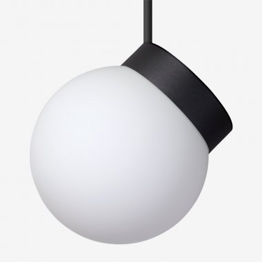 Závěsné svítidlo LUCIS POLARIS ZTR 8,4W LED 4000K sklo černá opál ZTR.L2.200.45L DALI-4