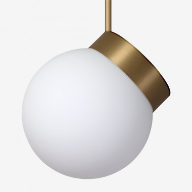 Závěsné svítidlo LUCIS POLARIS ZTR 13,3W LED 4000K sklo mosaz opál ZTR.L2.280.74L DALI-4