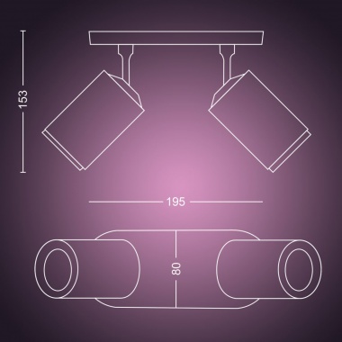 Přisazené bodové svítidlo LED 50632/30/P7-3