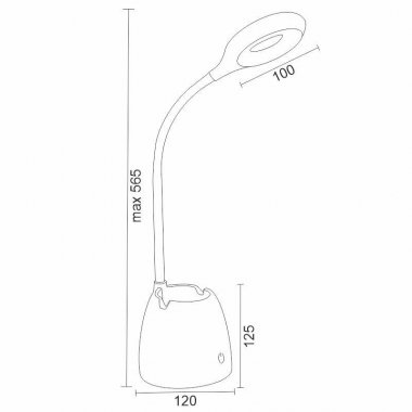 LED lampa ALEXA 5W stmívatelná - DL1204/W-1