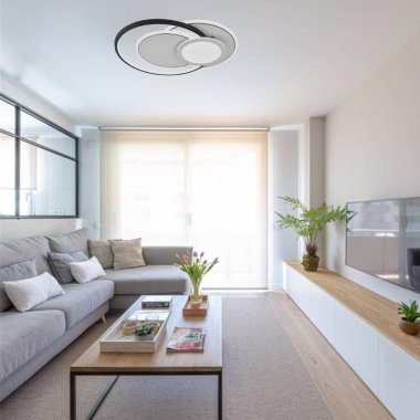 LED stropní svítidlo s dálkovým ovladačem 80W - J1333/W