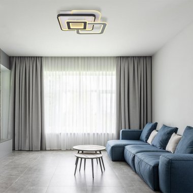 LED stropní svítidlo s dálkovým ovladačem 105W - J1339/W