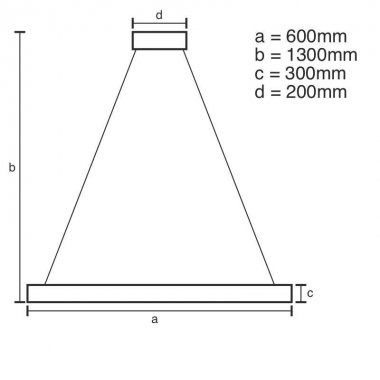 LED svítidlo + dálkový ovladač 130W - J6304/C-6