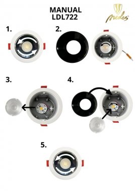 Čočka 15° pro LED svítidlo LDL722 - L71215-2