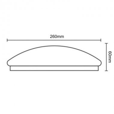 LED svítidlo OPAL s PIR 12W / 4000K / PIR - LCL421P-1