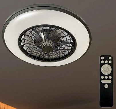 LED svítidlo OPAL + stropní ventilátor + dálkový ovladač 48W - LCL6341