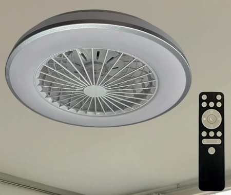 LED svítidlo OPAL + stropní ventilátor + dálkový ovladač 48W - LCL6343