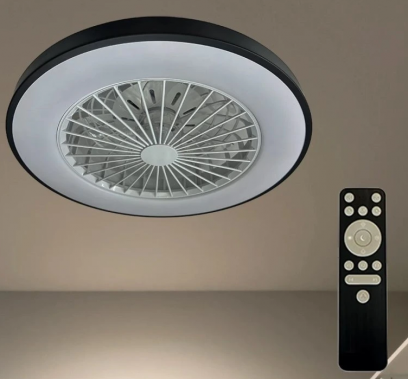LED svítidlo OPAL + stropní ventilátor + dálkový ovladač 48W - LCL6345