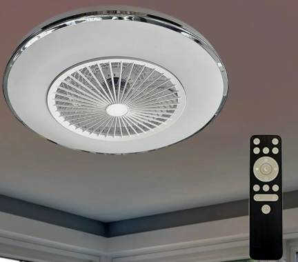 LED svítidlo + stropní ventilátor + dálkový ovladač 72W - LCL6352