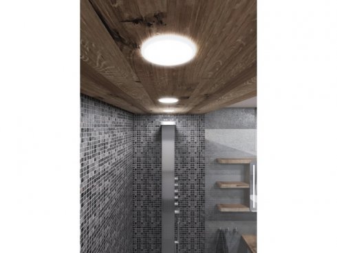 Vestavné/přisazené LED svítidlo 12W (stmívatelné) DOWNLIGHT ROUND IP66 DIM - teplá bílá-1