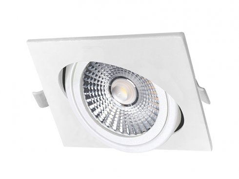 Výklopný LED podhled VP COB bodovka, 18W hranatý bílý - neutrální-2