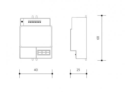 PANLUX RADAR SENSOR SWITCH vestavný-2