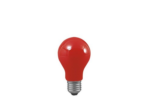 Klasická žárovka 25W E27 červená