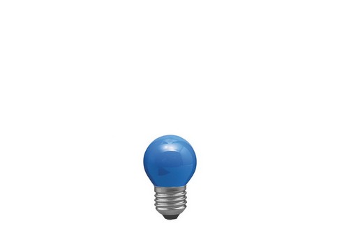 Žárovka kapka 25W E27 modrá