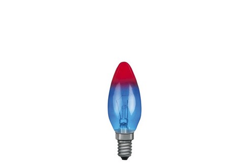 Žárovka svíčka 25W E14 Multicolor