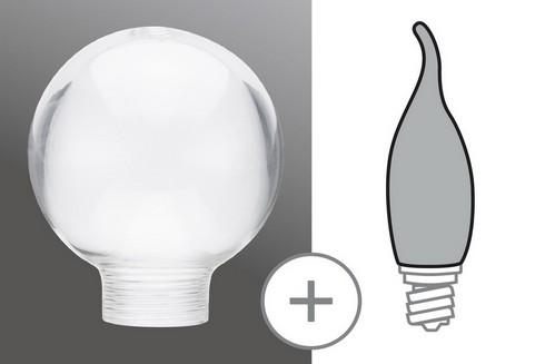 Sklo žárovka Miniglobe 60 minihalogen čirá