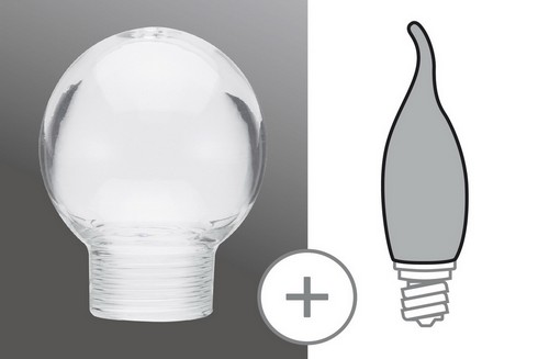 Sklo žárovka minihalogen čirá