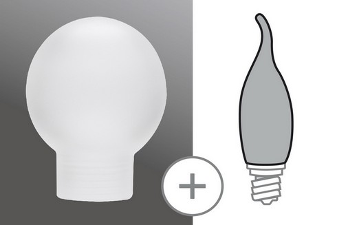 Sklo žárovka minihalogen satin