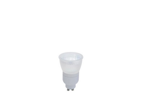 Úsporná reflektorová žárovka 7W GU10 satin/teplá bílá