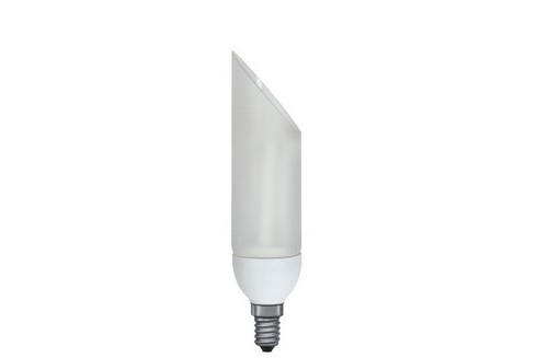 Úsporný světelný zdroj DecoPipe kosá 9W E14 teplá bílá
