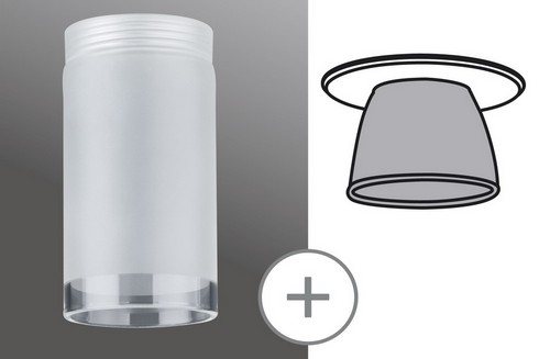 DecoSystems sklo Tube satin, čiré, sklo P 92573