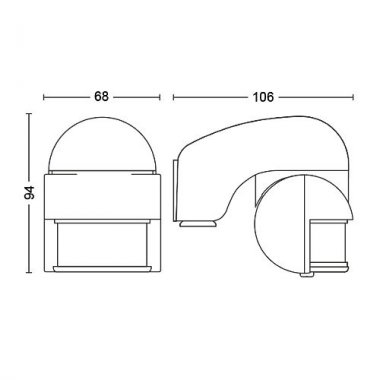 Senzor pohybu 17476/30/PN-1