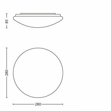 Stropní svítidlo LED 31801/31/16-5