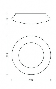 Stropní svítidlo LED 33361/31/16-3