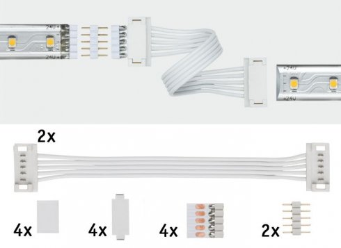 MaxLED Universal Verbinder 2ks bílá - PAULMANN