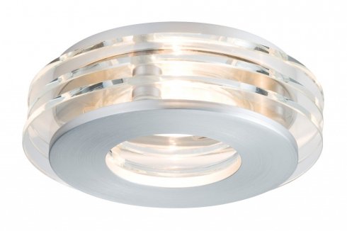 Zápustné svítidlo Premium Line Shell LED 3ks kartáč.hliník/sklo - PAULMANN