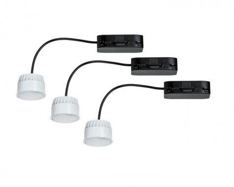 2Easy základní sada LED Coin teplá bílá 3x6,8W satin sklo - PAULMANN