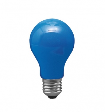 Klasická žárovka 40W E27 modrá-2
