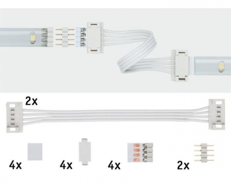 YourLED Universal Verbinder 2ks bílá - PAULMANN-4