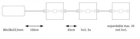 Venkovní svítidlo nástěnné LED  P 78402-8