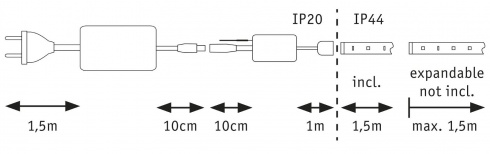 Venkovní svítidlo nástěnné LED  P 78871-2