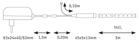 LED pásek P 78887-4