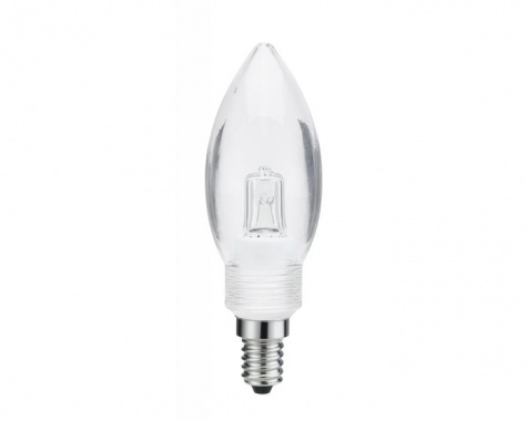 Sklo žárovka svíčka minihalogen čirá-3