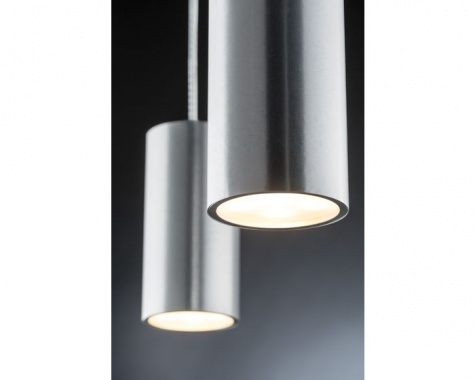Závěsné svítidlo URail LED 1x6W Barrel 230V matný chrom / elox.h - PAULMANN-2
